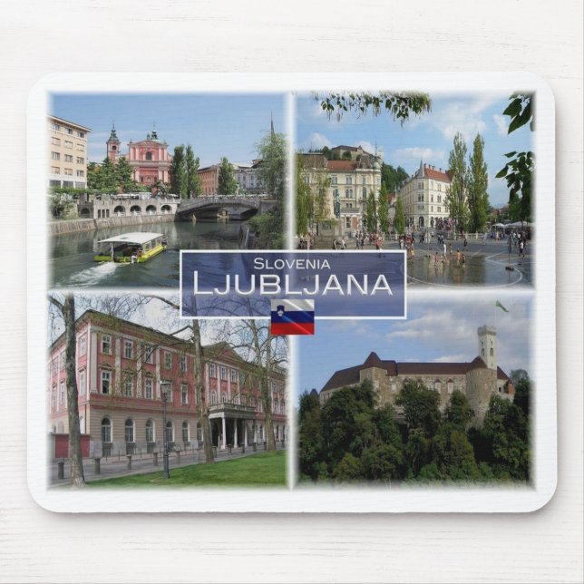 Mousepad SI Ljubljana Eslovênia - (Frente)