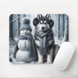 Mousepad Siberan Rouco com Snowman