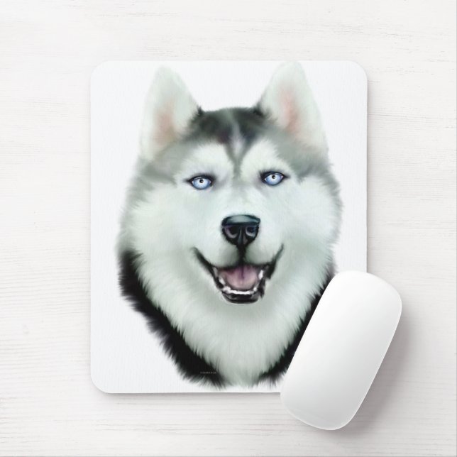 Mousepad Siberian Husky (Com mouse)
