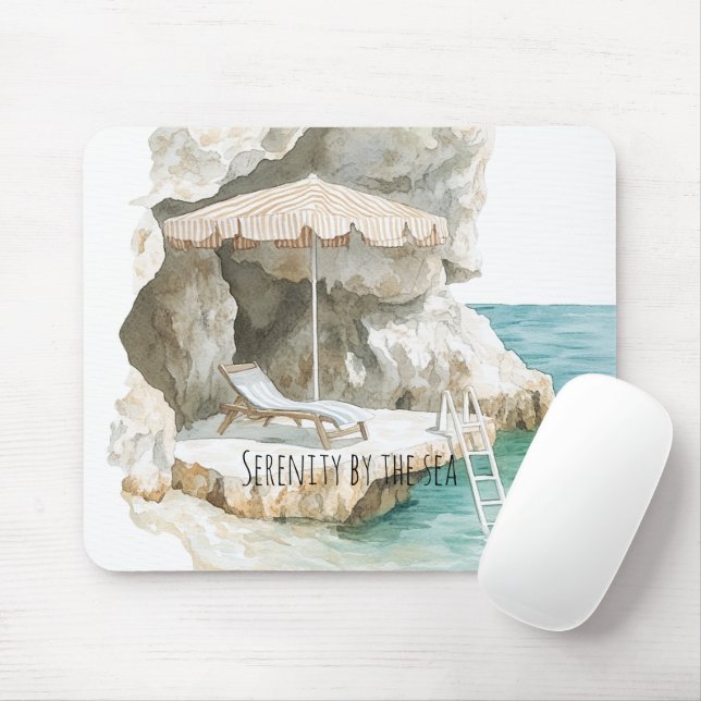 Mousepad Sicily Italian Ocean Coast (Com mouse)