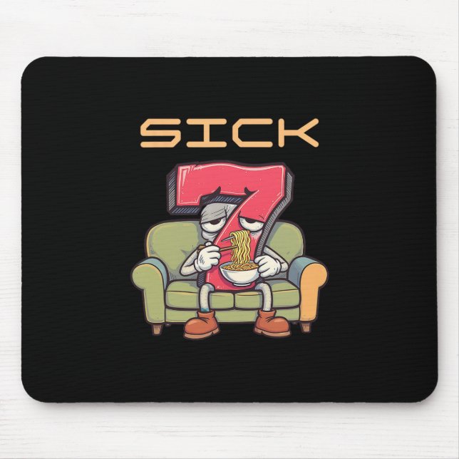 Mousepad Sick Seven 67 Meme Seis Sete 1  (Frente)