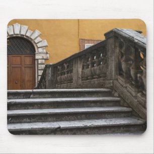 Mousepad Siena, Toscana, Itália - Vista em ângulo baixo de