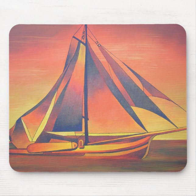 Mousepad Sienna Sails no Sunset (Frente)