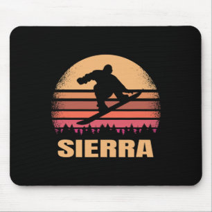 Mousepad Sierra Nevada Snowboard Outdoor Vintage 80s Ret