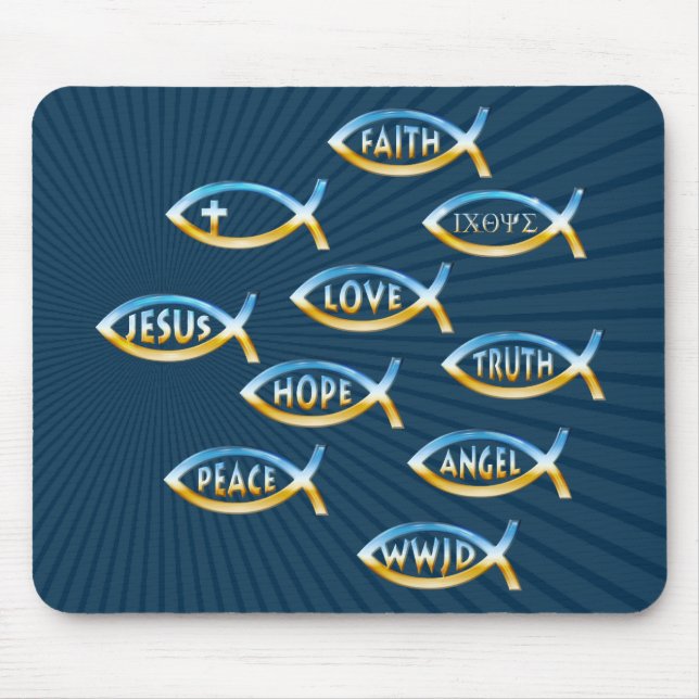 Mousepad Siga-O | Comunidade cristã (Frente)