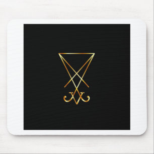 Mousepad Sigil do símbolo de Lucifer- A do satanism