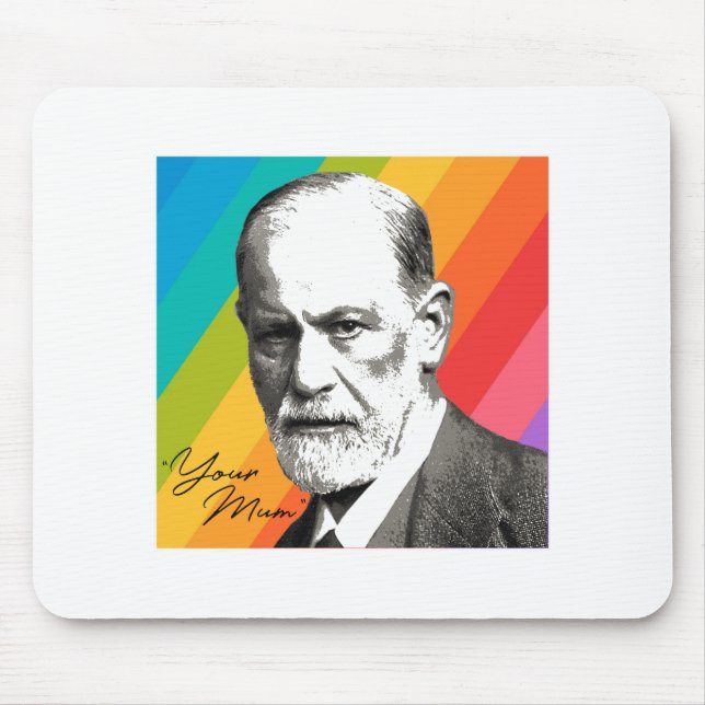 Mousepad Sigmund Freud - Sua Mãe (Frente)