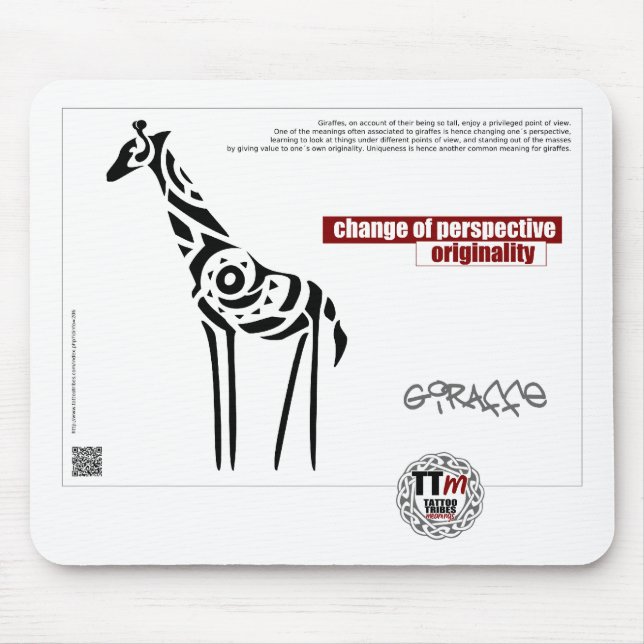 Mousepad Significados do TT - GIRAFA (Frente)