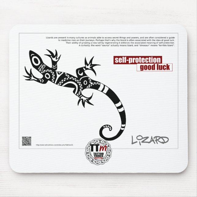 Mousepad Significados do TT - LAGARTO (Frente)