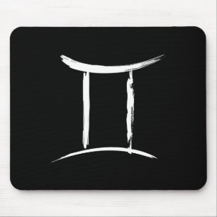 Mousepad Signo do Zodíaco de GÊMEOS Astrologia Aniversário 