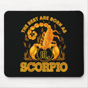 Mousepad Signo Zodiacal Escorpião Menina de Aniversário de