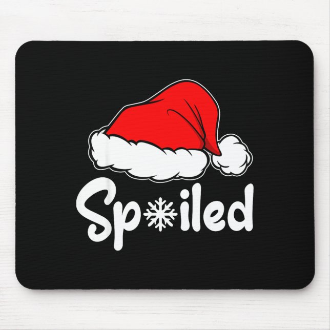 Mousepad Siled Broke Santa Hat Christmas Matching Pajamas  (Frente)