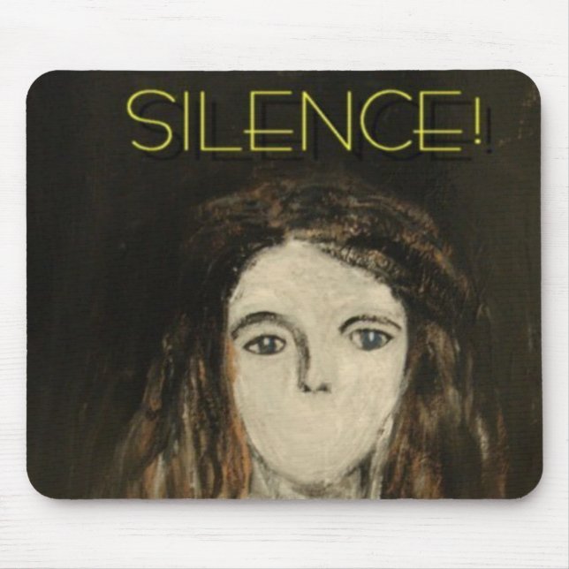 Mousepad Silêncio! (Frente)