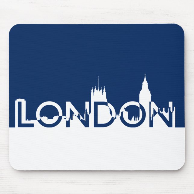 Mousepad Silhouette de Londres (Frente)