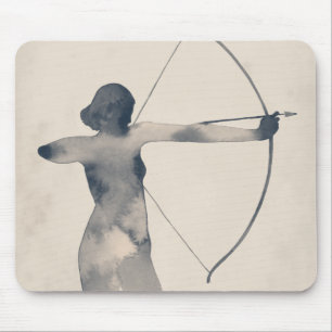 Mousepad Silhouette Watercolor