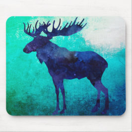 Mousepad Silhueta azul celestial