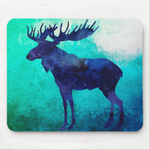 Mousepad Silhueta azul celestial
