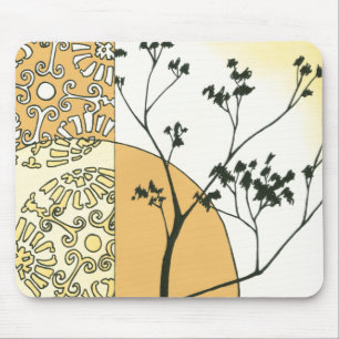 Mousepad Silhueta de árvore esparsa por Megan Meagher