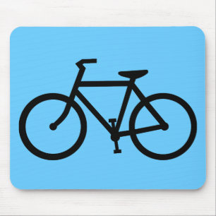 Mousepad silhueta de ciclismo