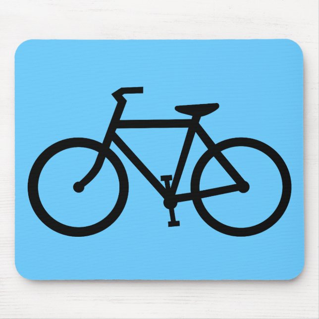Mousepad silhueta de ciclismo (Frente)