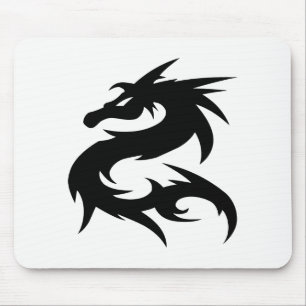 Mousepad Silhueta de Dragão Tribal