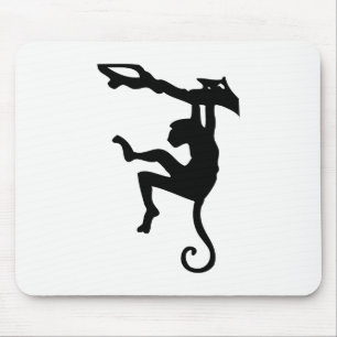 Mousepad Silhueta de Macaco