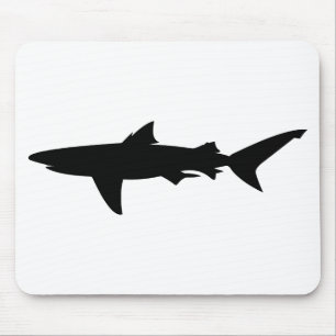 Mousepad Silhueta de tubarão