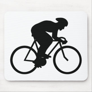 Mousepad Silhueta do ciclista