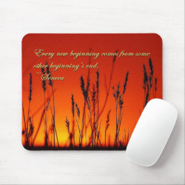 Mousepad Silhueta do por do sol inspirada