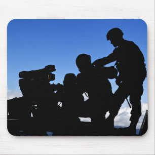 Mousepad Silhueta dos soldados