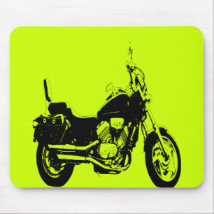 Mousepad Silhueta legal da bicicleta da motocicleta