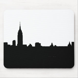 Mousepad Silhueta preta & branca de New York