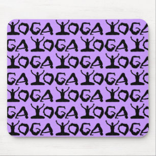 Mousepad Silhuetas da ioga telhadas