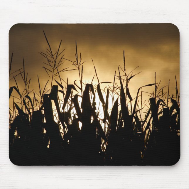 Mousepad Silhuetas do campo de milho (Frente)