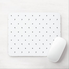 Mousepad Silhuetas Pretas de Palmeiras e Alienígenas