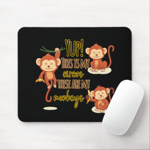 Mousepad Sim! Este é o meu circo Estes são os meus três mac
