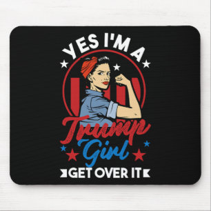 Mousepad Sim Eu#39;m Uma Garota Trump Supere - Trump 2024 E
