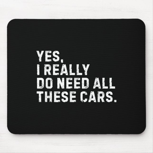 Mousepad Sim, eu realmente preciso de todos esses entusiast (Frente)