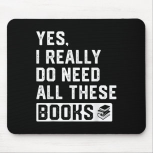 Mousepad Sim, eu realmente preciso de todos esses livros