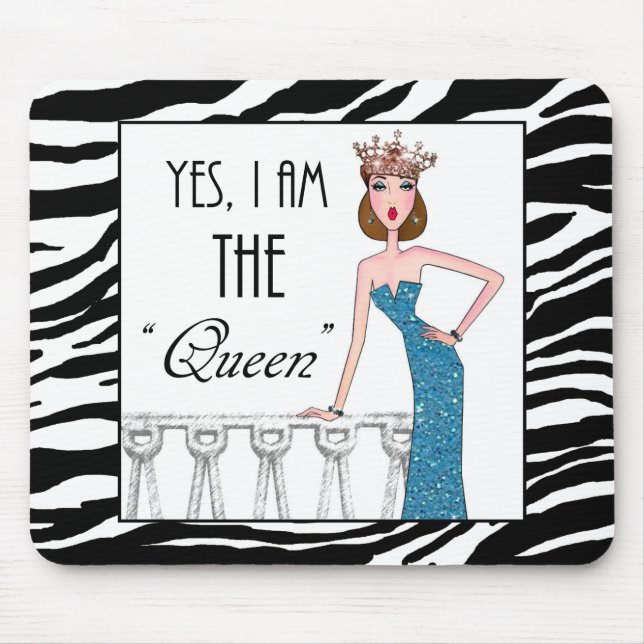 Mousepad Sim, eu sou a Rainha (Frente)