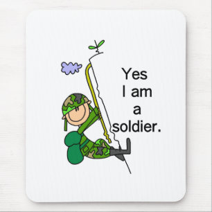 Mousepad Sim eu sou um soldado