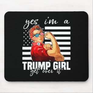 Mousepad Sim, eu sou uma garota de tropeço supera o trunfo