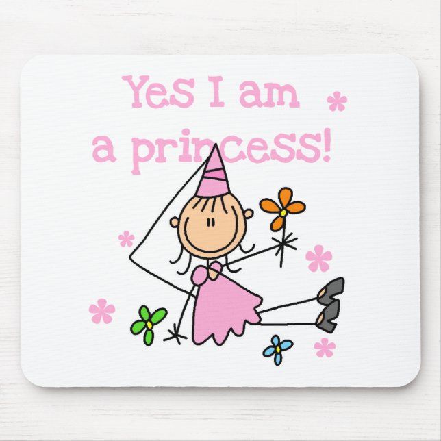 Mousepad Sim, eu sou uma Princesa (Frente)