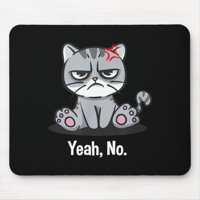 Mousepad Sim Humor Sarcástico Sarcasmo Introvertido (Frente)