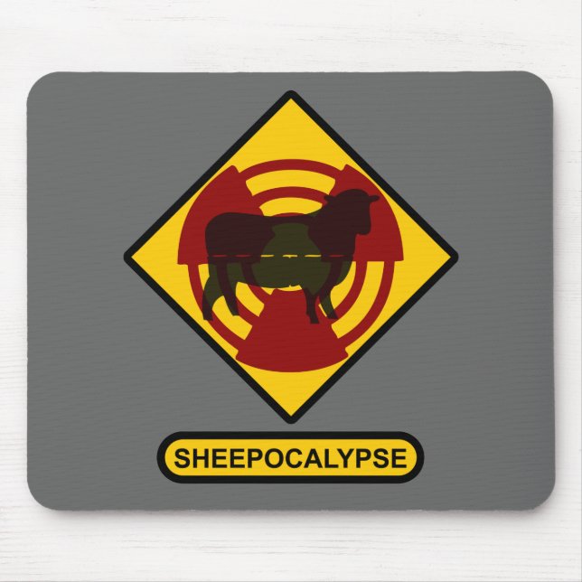 Mousepad Símbolo 1 da Sheepocalypse (Frente)