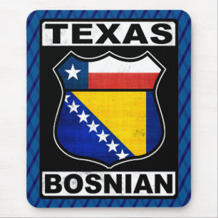Mousepad Símbolo Americano do Texas Bósnio Mousemat