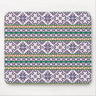Mousepad Símbolo antigo multicolorido tribal design de art