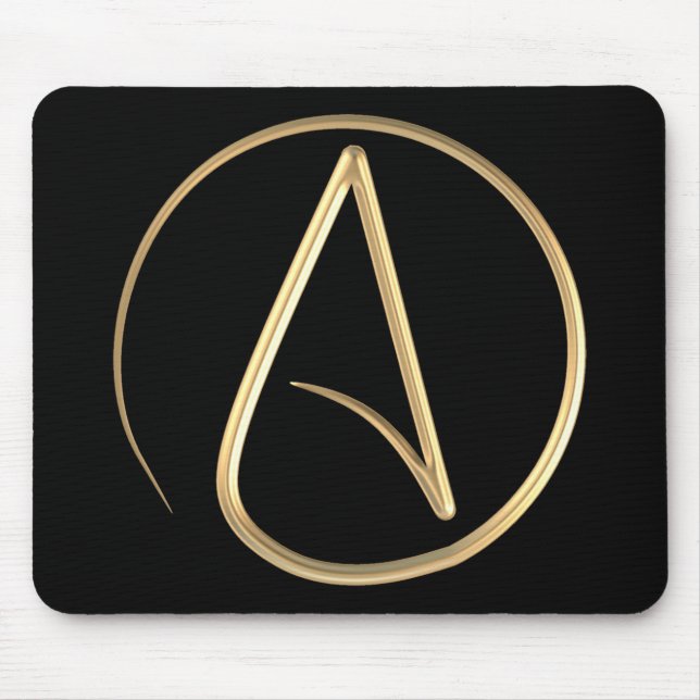 Mousepad Símbolo ateu (Frente)