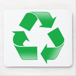 Mousepad Símbolo Clássico de Reciclagem