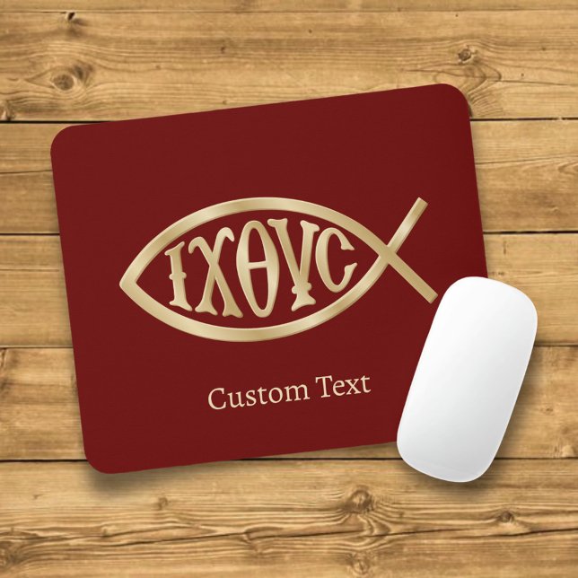 Mousepad Símbolo Cristão Ichthys (Criador carregado)